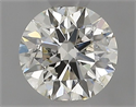Natural Diamond 0.40 Carats, Round with Excellent Cut, I Color, SI1 Clarity and Certified by IGI