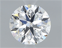 Natural Diamond 0.70 Carats, Round with Very Good Cut, D Color, SI1 Clarity and Certified by GIA
