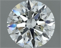 Natural Diamond 0.50 Carats, Round with Excellent Cut, I Color, VS1 Clarity and Certified by IGI