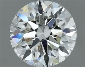 Picture of Natural Diamond 0.50 Carats, Round with Excellent Cut, I Color, VS1 Clarity and Certified by IGI
