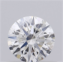 Natural Diamond 0.40 Carats, Round with Excellent Cut, G Color, SI2 Clarity and Certified by GIA