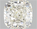 Natural Diamond 1.02 Carats, Cushion with  Cut, K Color, VS2 Clarity and Certified by GIA
