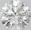 Diamante Natural 3.01 quilates, Redondo , Color H, claridad SI1 y certificado GIA