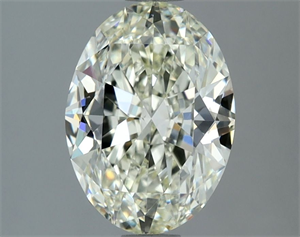 Picture of Natural Diamond 1.80 Carats, Oval with  Cut, K Color, VVS2 Clarity and Certified by IGI