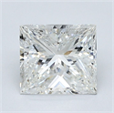 Diamante Natural 1.69 quilates, Princesa , Color H, claridad VVS2 y certificado GIA
