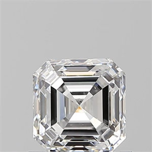 Foto Diamante Natural 0.93 quilates, Asscher , Color F, claridad SI1 y certificado GIA de