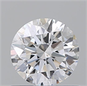 Natural Diamond 0.72 Carats, Round with Excellent Cut, D Color, VS2 Clarity and Certified by GIA