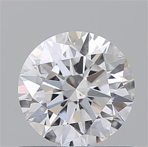Picture of Natural Diamond 0.72 Carats, Round with Excellent Cut, D Color, VS2 Clarity and Certified by GIA