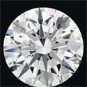 Lab Grown Diamond 3.05 Carats, Round with Ideal Cut, E Color, VVS2 Clarity and Certified by IGI
