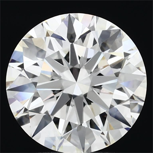 Picture of Lab Grown Diamond 3.05 Carats, Round with Ideal Cut, E Color, VVS2 Clarity and Certified by IGI