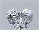 Natural Diamond 0.31 Carats, Heart with  Cut, D Color, IF Clarity and Certified by GIA