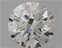 Natural Diamond 0.50 Carats, Round with Excellent Cut, I Color, VS2 Clarity and Certified by GIA