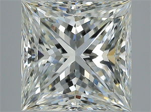 Foto Diamante Natural 2.02 quilates, Princesa , Color J, claridad SI1 y certificado GIA de