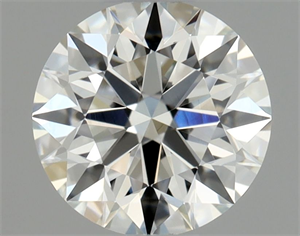 Picture of Natural Diamond 0.45 Carats, Round with Excellent Cut, I Color, VS1 Clarity and Certified by GIA