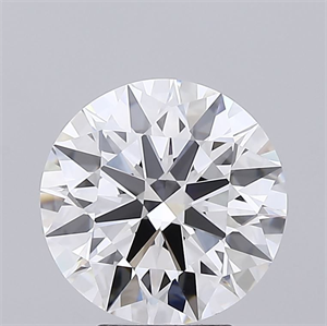 Picture of Lab Grown Diamond 3.92 Carats, Round with Ideal Cut, D Color, IF Clarity and Certified by IGI