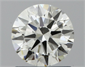 Natural Diamond 1.02 Carats, Round with Excellent Cut, I Color, VS2 Clarity and Certified by IGI