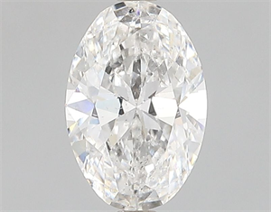 Picture of Natural Diamond 0.90 Carats, Oval with  Cut, F Color, I1 Clarity and Certified by GIA