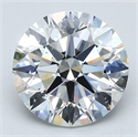 Diamante Natural 3.01 quilates, Redondo , Color D, claridad VS2 y certificado GIA