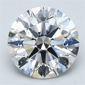 Foto Diamante Natural 3.01 quilates, Redondo , Color D, claridad VS2 y certificado GIA de