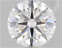 Lab Grown Diamond 1.52 Carats, Round with Ideal Cut, D Color, VS1 Clarity and Certified by IGI