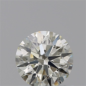 Picture of Natural Diamond 0.57 Carats, Round with Excellent Cut, K Color, VS2 Clarity and Certified by IGI