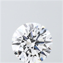 Lab Grown Diamond 1.53 Carats, Round with Ideal Cut, F Color, VVS2 Clarity and Certified by IGI