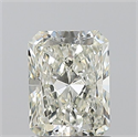 Natural Diamond 1.20 Carats, Radiant with  Cut, K Color, SI1 Clarity and Certified by GIA