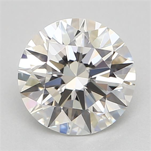 Foto Diamante Natural 0.50 quilates, Redondo , Color H, claridad IF y certificado GIA de
