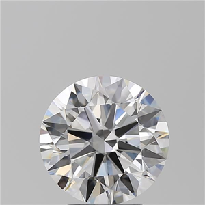 Picture of Natural Diamond 4.01 Carats, Round with Excellent Cut, E Color, VVS1 Clarity and Certified by GIA