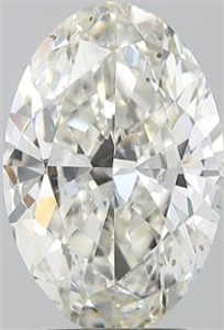 Foto Diamante Natural 3.01 quilates, Ovalado , Color I, claridad SI1 y certificado GIA de
