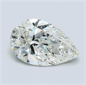 Natural Diamond 1.80 Carats, Pear with  Cut, H Color, SI1 Clarity and Certified by GIA