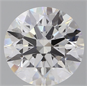Lab Grown Diamond 5.58 Carats, Round with Ideal Cut, E Color, VVS2 Clarity and Certified by IGI