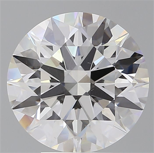 Picture of Lab Grown Diamond 5.58 Carats, Round with Ideal Cut, E Color, VVS2 Clarity and Certified by IGI