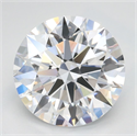 Lab Grown Diamond 2.24 Carats, Round with Ideal Cut, D Color, IF Clarity and Certified by IGI