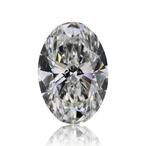 Foto Diamante Natural 0.70 quilates, Ovalado , Color G, claridad VVS2 y certificado GIA de