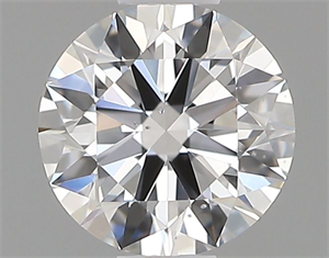 Picture of Natural Diamond 0.47 Carats, Round with Excellent Cut, D Color, SI1 Clarity and Certified by GIA