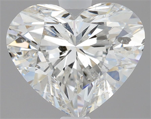 Picture of Natural Diamond 1.33 Carats, Heart with  Cut, D Color, SI2 Clarity and Certified by HRD