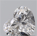 Natural Diamond 0.50 Carats, Heart with  Cut, D Color, SI1 Clarity and Certified by GIA