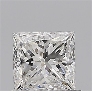 Picture of Natural Diamond 0.70 Carats, Princess with  Cut, G Color, VVS1 Clarity and Certified by GIA