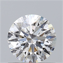 Natural Diamond 0.75 Carats, Round with Excellent Cut, D Color, VS1 Clarity and Certified by GIA