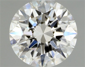 Foto Diamante Natural 0.56 quilates, Redondo , Color H, claridad IF y certificado GIA de