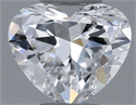 Natural Diamond 0.40 Carats, Heart with  Cut, D Color, VVS1 Clarity and Certified by GIA
