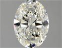 Natural Diamond 1.51 Carats, Oval with  Cut, J Color, VS2 Clarity and Certified by GIA