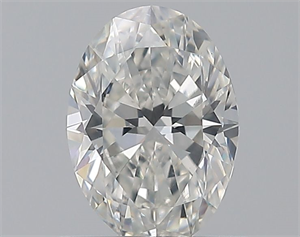 Foto Diamante Natural 0.63 quilates, Ovalado , Color G, claridad SI1 y certificado GIA de