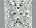 Natural Diamond 1.01 Carats, Princess with  Cut, H Color, VVS1 Clarity and Certified by IGI
