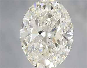 Picture of Natural Diamond 0.91 Carats, Oval with  Cut, J Color, VS1 Clarity and Certified by GIA