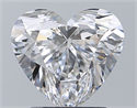 Natural Diamond 1.92 Carats, Heart with  Cut, E Color, VS2 Clarity and Certified by GIA
