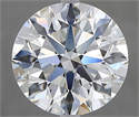 Natural Diamond 3.01 Carats, Round with Excellent Cut, F Color, VVS1 Clarity and Certified by GIA