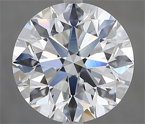 Picture of Natural Diamond 3.01 Carats, Round with Excellent Cut, F Color, VVS1 Clarity and Certified by GIA