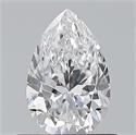 Natural Diamond 0.70 Carats, Pear with  Cut, D Color, VS1 Clarity and Certified by GIA